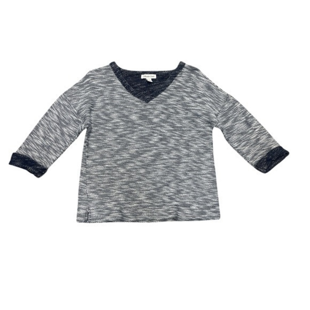 Coldwater Creek Casual Blue and White Top